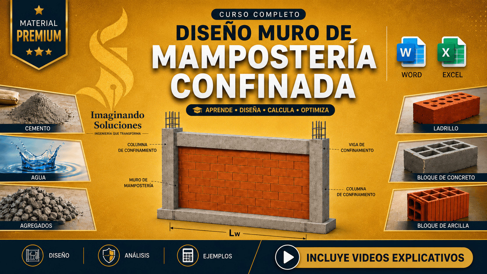 Diseño Estructural de Muros en Mampostería Confinada